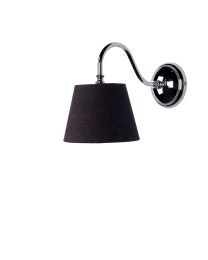 Landelijke Rustieke Wandlamp Met Stoffen Kap