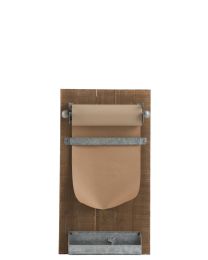 Bord Memo+papier Hout Naturel
