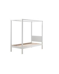 Pino Canopy Bed 90x200cm White *